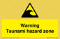WV7779: Warning Tsunami hazard zone