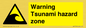 WV7779: Warning Tsunami hazard zone