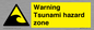 WV7779: Warning Tsunami hazard zone