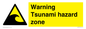 WV7779: Warning Tsunami hazard zone