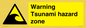 WV7779: Warning Tsunami hazard zone