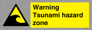 WV7779: Warning Tsunami hazard zone