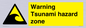 WV7779: Warning Tsunami hazard zone