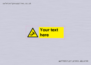 WV7783: Custom warning drop