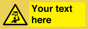 WV7785: Custom warning overhead obstacle