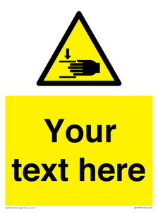 WV7786: Custom warning crushing of hands