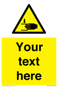 WV7786: Custom warning crushing of hands