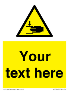 WV7786: Custom warning crushing of hands