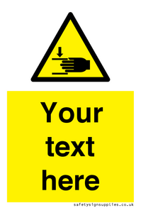 WV7786: Custom warning crushing of hands