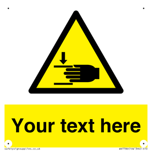 WV7786: Custom warning crushing of hands