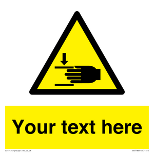 WV7786: Custom warning crushing of hands