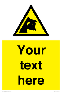 WV7791: Custom warning bull