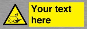 WV7792: Custom warning run over by operator controlled machine