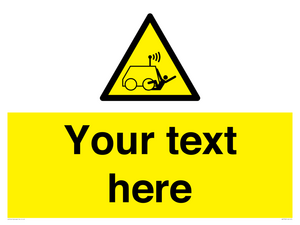 WV7792: Custom warning run over by operator controlled machine
