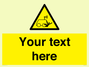 WV7792: Custom warning run over by operator controlled machine