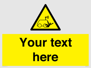 WV7792: Custom warning run over by operator controlled machine
