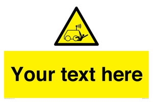 WV7792: Custom warning run over by operator controlled machine