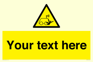 WV7792: Custom warning run over by operator controlled machine