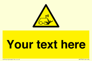 WV7792: Custom warning run over by operator controlled machine