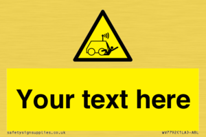 WV7792: Custom warning run over by operator controlled machine