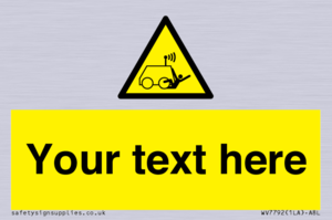 WV7792: Custom warning run over by operator controlled machine