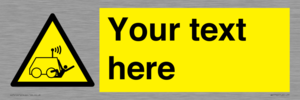 WV7792: Custom warning run over by operator controlled machine