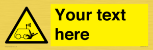 WV7792: Custom warning run over by operator controlled machine