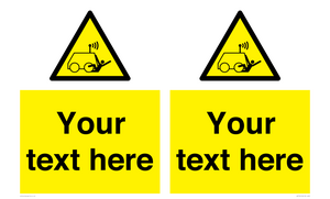 WV7792: Custom warning run over by operator controlled machine