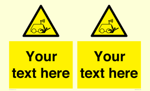 WV7792: Custom warning run over by operator controlled machine