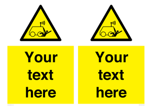 WV7792: Custom warning run over by operator controlled machine