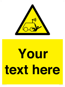 WV7792: Custom warning run over by operator controlled machine