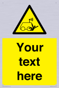 WV7792: Custom warning run over by operator controlled machine