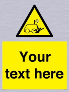 WV7792: Custom warning run over by operator controlled machine