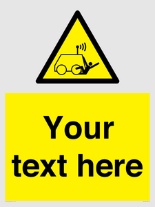 WV7792: Custom warning run over by operator controlled machine