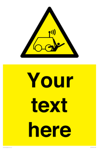 WV7792: Custom warning run over by operator controlled machine