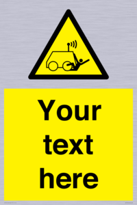 WV7792: Custom warning run over by operator controlled machine