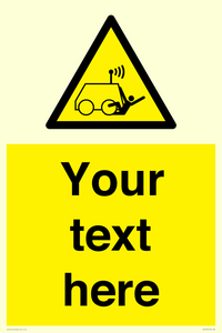 WV7792: Custom warning run over by operator controlled machine