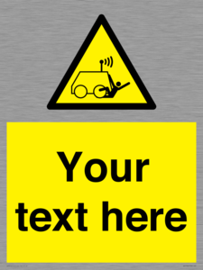 WV7792: Custom warning run over by operator controlled machine