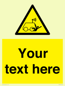 WV7792: Custom warning run over by operator controlled machine