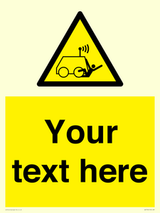 WV7792: Custom warning run over by operator controlled machine