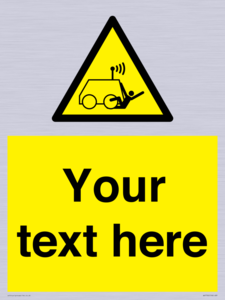 WV7792: Custom warning run over by operator controlled machine