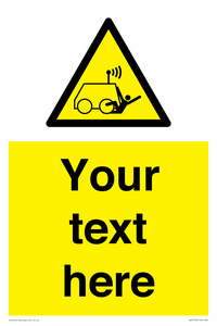 WV7792: Custom warning run over by operator controlled machine