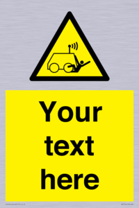 WV7792: Custom warning run over by operator controlled machine