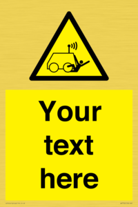 WV7792: Custom warning run over by operator controlled machine