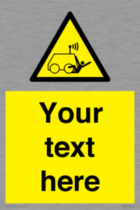 WV7792: Custom warning run over by operator controlled machine