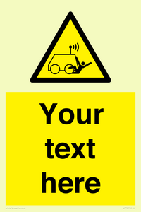 WV7792: Custom warning run over by operator controlled machine