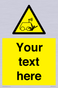 WV7792: Custom warning run over by operator controlled machine