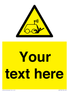 WV7792: Custom warning run over by operator controlled machine