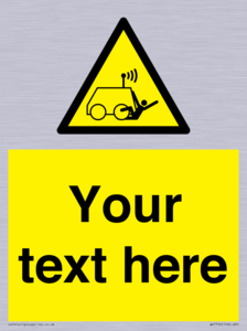 WV7792: Custom warning run over by operator controlled machine
