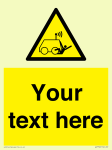 WV7792: Custom warning run over by operator controlled machine